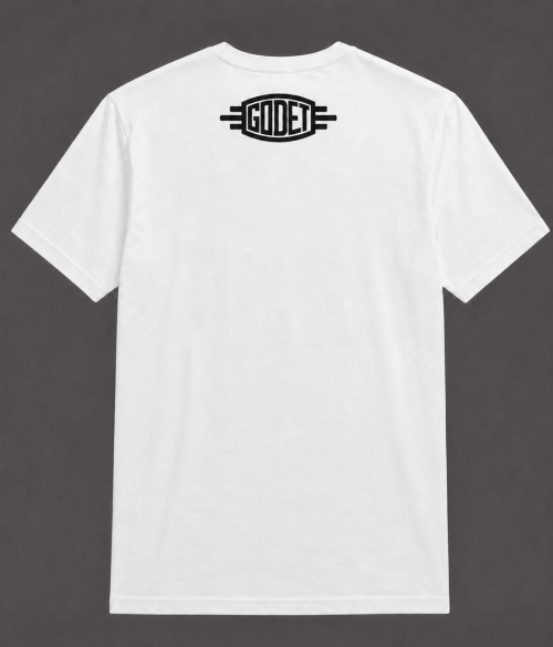 T-Shirt blanc Cafe racer Made in france