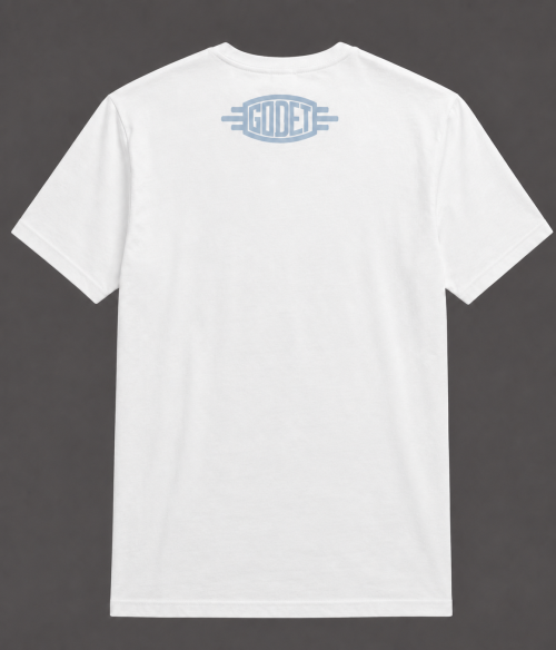 T-Shirt blanc Grey Flash Made in France