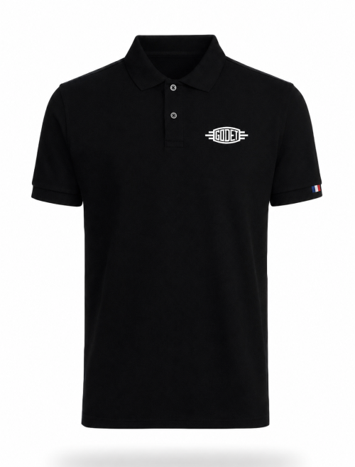 Polo GODET noir Made in France