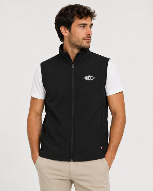 Gilet Softshell noir Made in France