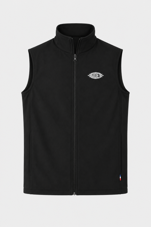 Gilet Softshell noir Made in France