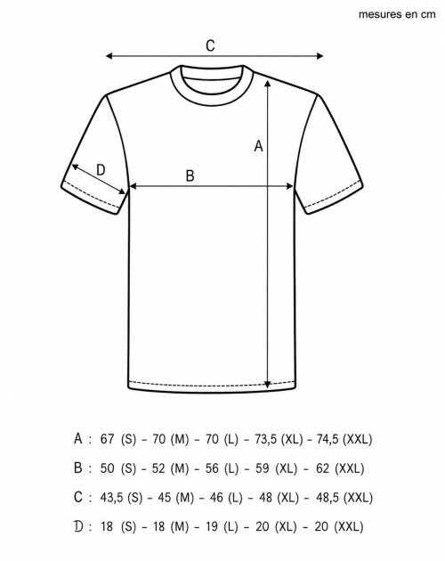 T-Shirt blanc Cafe racer Made in france